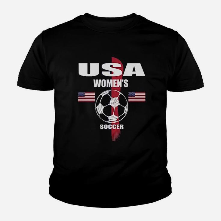 Women Soccer Team Usa United States Soccer Youth T-shirt