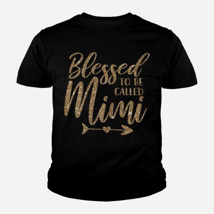 Womens Blessed To Be Called Mimi Christmas 2019 Edition Youth T-shirt