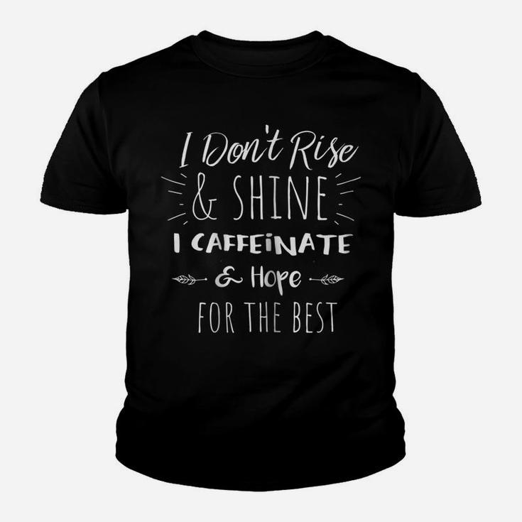 Womens Funny Coffee Shirt Coffee Lover Saying Gift For Her Mom Wine Youth T-shirt