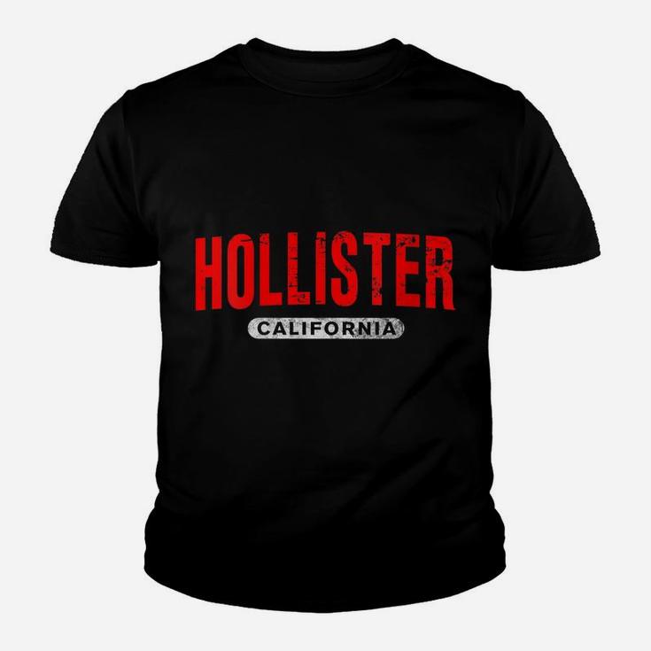 Womens HOLLISTER CA CALIFORNIA Funny USA City Roots Vintage Gift Youth T-shirt