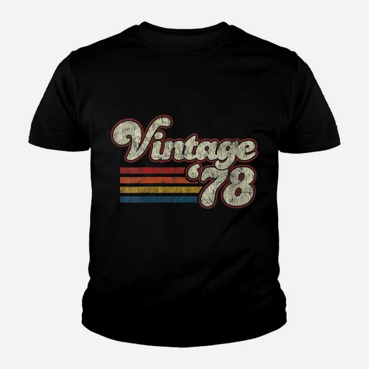 Womens Retro Vintage 1978 41St Birthday Top Youth T-shirt
