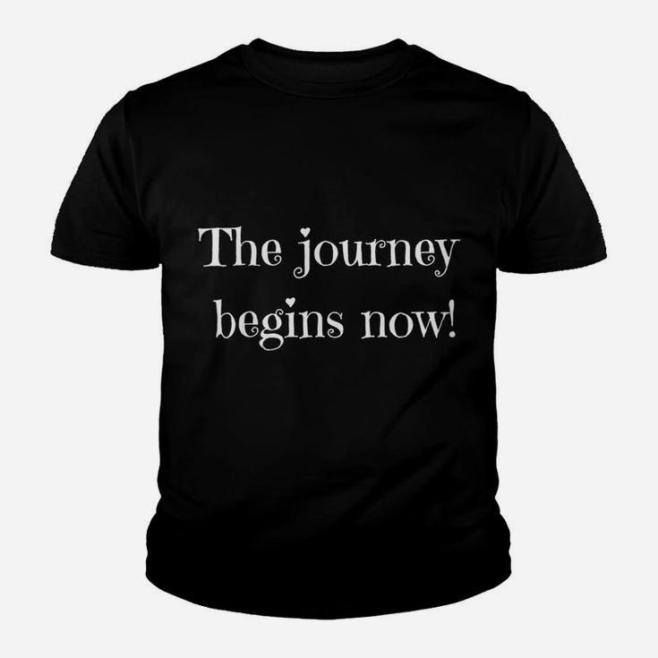 Womens The Journey Begins Now Youth T-shirt