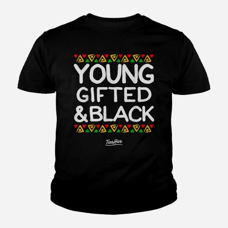 Young Gifted And Black History Month African American Youth T-shirt