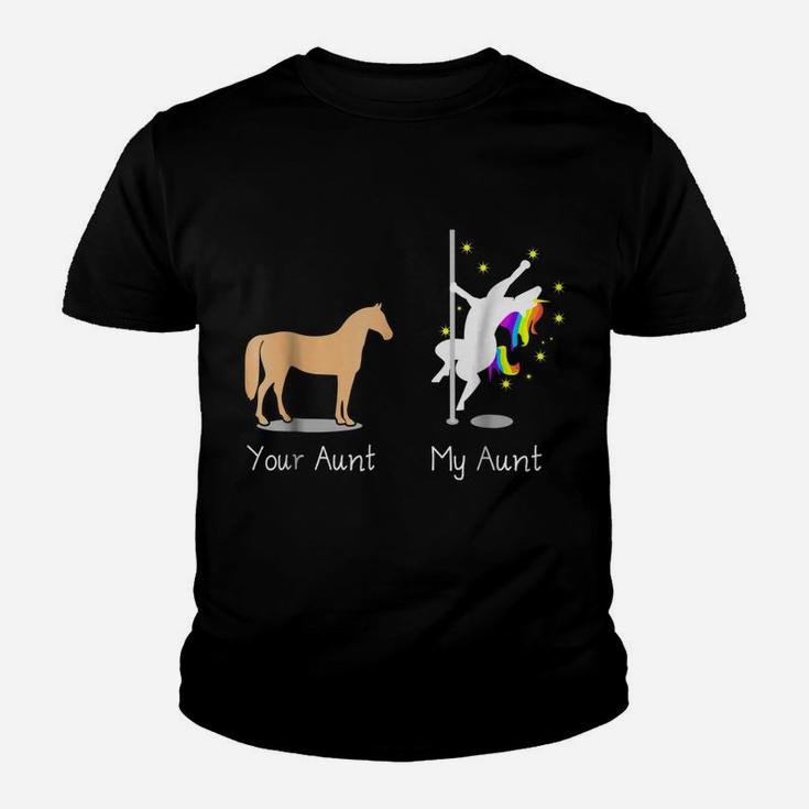 Your Aunt My Aunt Funny Unicorn Shirts For Women Auntie Tee Youth T-shirt