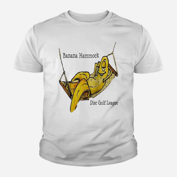 Banana Hammock Disc Golf League THE ORIGINAL Chill Design Raglan Baseball Tee Youth T-shirt