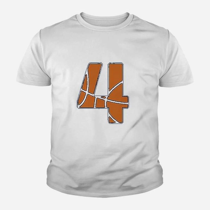 Basketball 4th Birthday Gift For Four Year Old Youth T-shirt