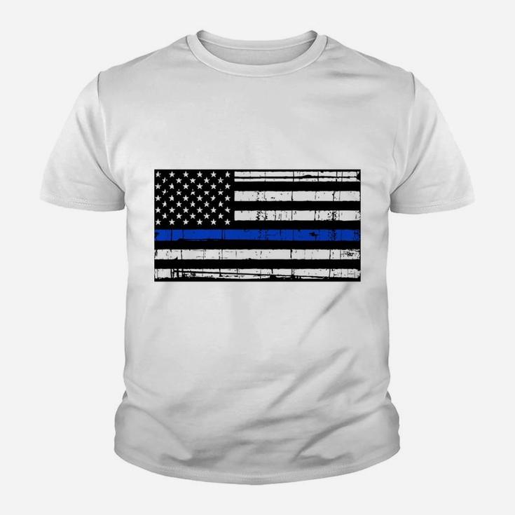 Be The Lion Not The Sheep Back The Blue Flag Police Sweatshirt Youth T-shirt