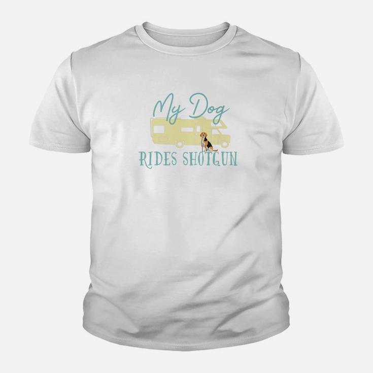 Beagle Dog Rv Shirt Funny Camping Travel Trailer Youth T-shirt