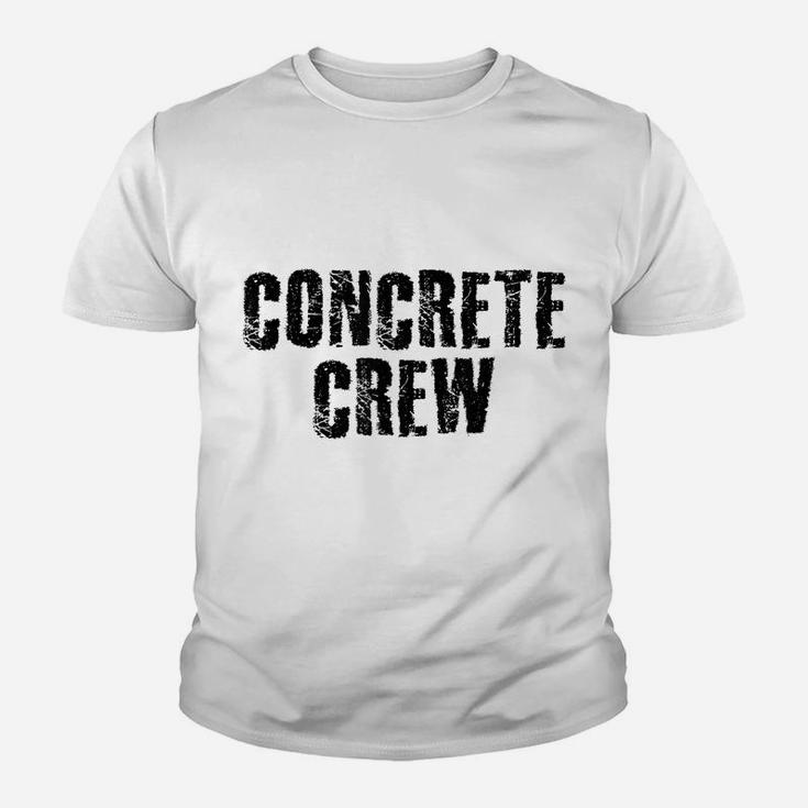 CONCRETE CREW Shirt Funny Highway Road Building Gift Idea Youth T-shirt