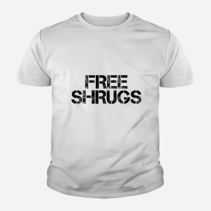 Free Shrugs Funny Hugs Gym Fitness Weight Gift Idea Youth T-shirt