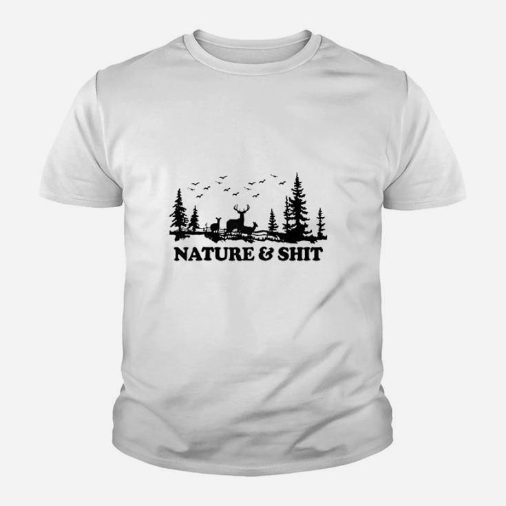 Funny Camping Nature And Sh It Funny Camp Camping Youth T-shirt