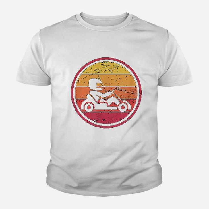 Go Cart Racing Gift Retro Vintage Go Kart Youth T-shirt