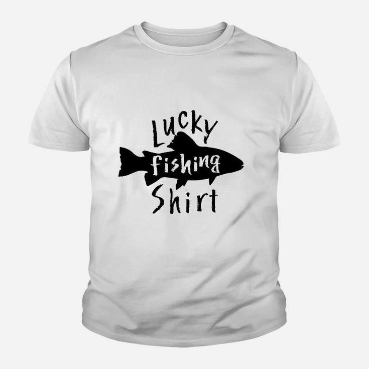 Lucky Fishing Fish Youth Long Sleeve Youth T-shirt