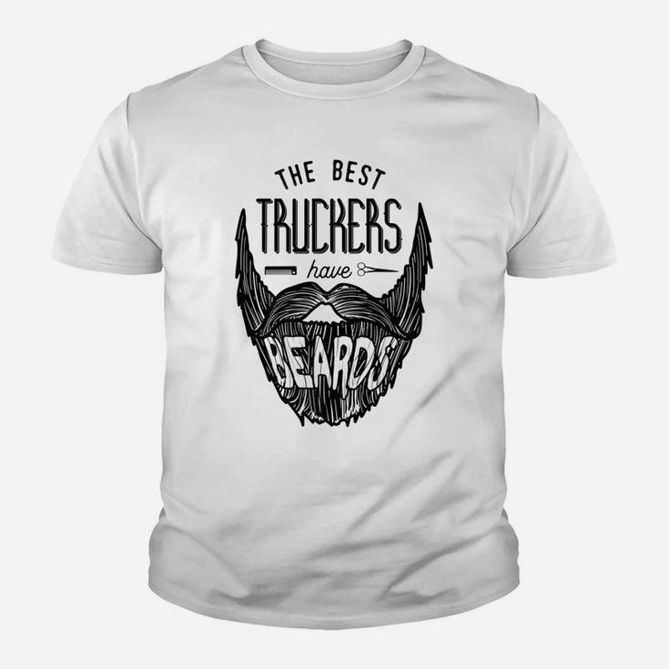 Mens Bearded Trucker Truck Driver Shirt Bearded Truck Driver Gift Youth T-shirt