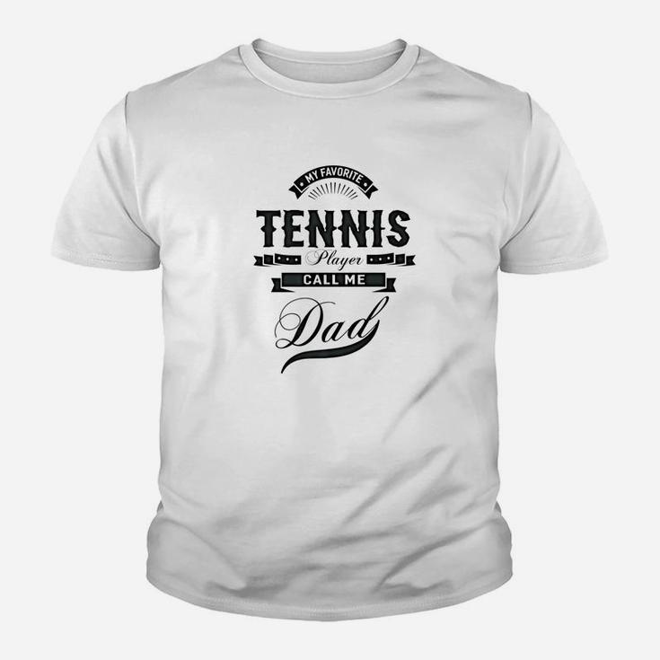 Mens My Favorite Tennis Player Call Me Dad Men Sport Gift Youth T-shirt