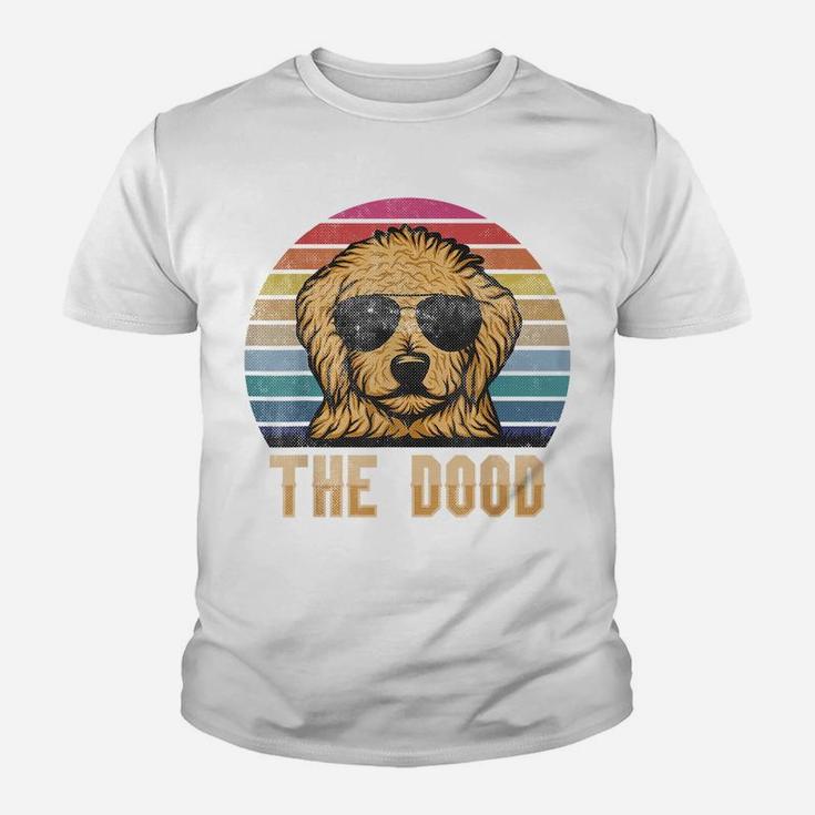 Retro Vintage Goldendoodle The Dood Shirt Gift Dad Mom Kids Youth T-shirt