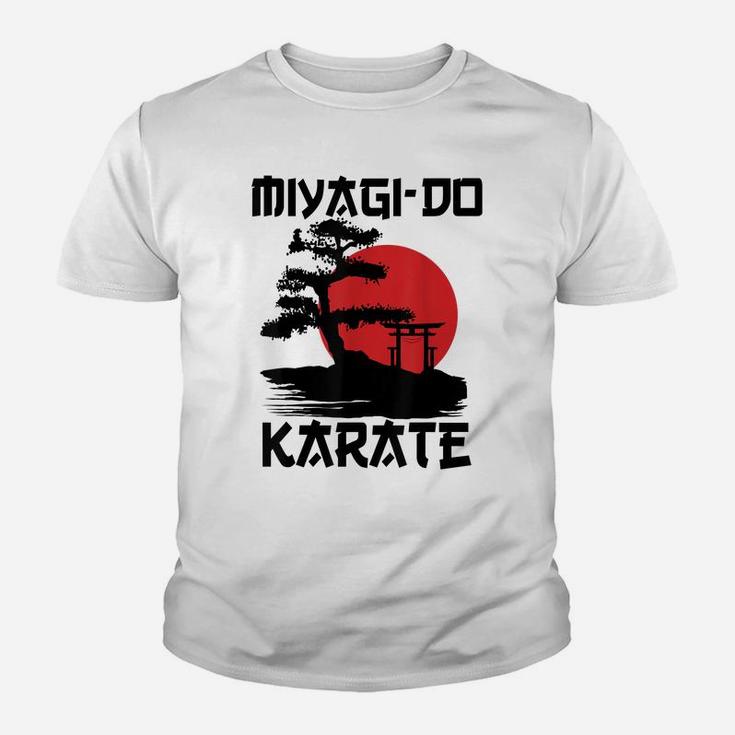 Retro Vintage Miyagi-Do Karate Life Bonsai Tree Martial Arts Youth T-shirt