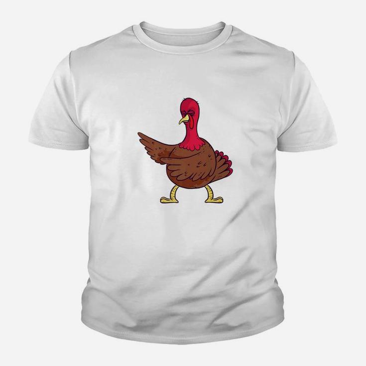 Thanksgiving Turkey Floss Dance Turkey Gif Youth T-shirt