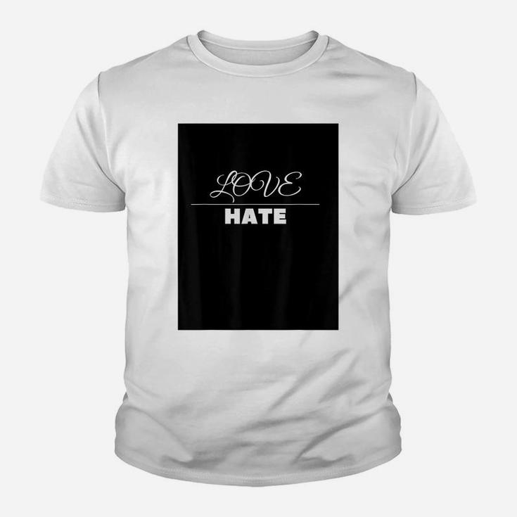 Thin Line Between Love And Hate Design Youth T-shirt