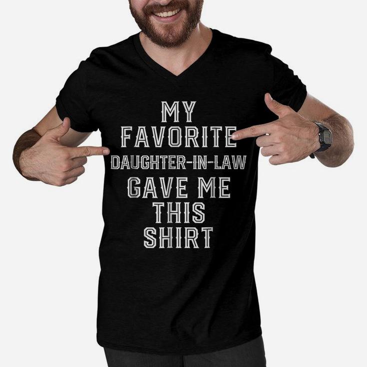 Christmas Gift For Father Mother In Law Funny Birthday Gifts Men V-Neck Tshirt
