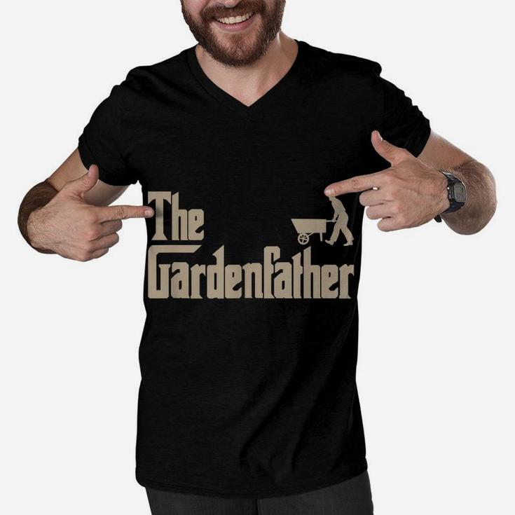 Mens Best Gardening Father Gifts The Gardenfather Men Tee Shirts Men V-Neck Tshirt