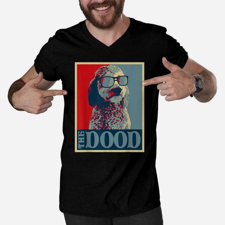 The Dood Goldendoodle - Doodle Mom And Dood Dad Gift Men V-Neck Tshirt