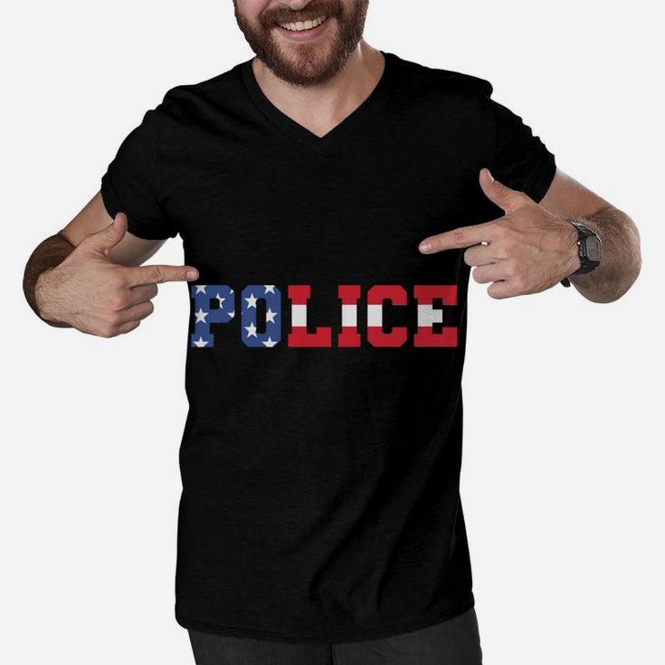 Thermostat Police For Fathers Day Police Dad Gift Sweatshirt Men V-Neck Tshirt