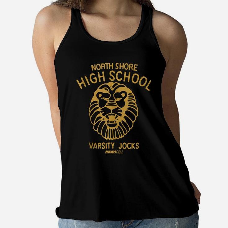 Mean Girls North Shore High School Lions Varisty Jocks Crest Women Flowy Tank