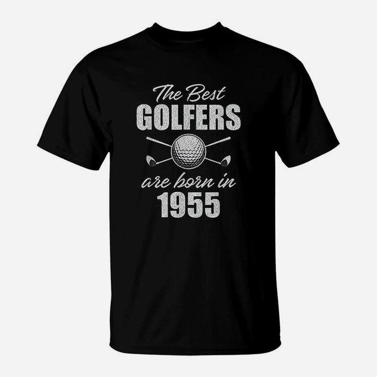 66 Year Old Golfer Golfing 1955 66th Birthday T-Shirt