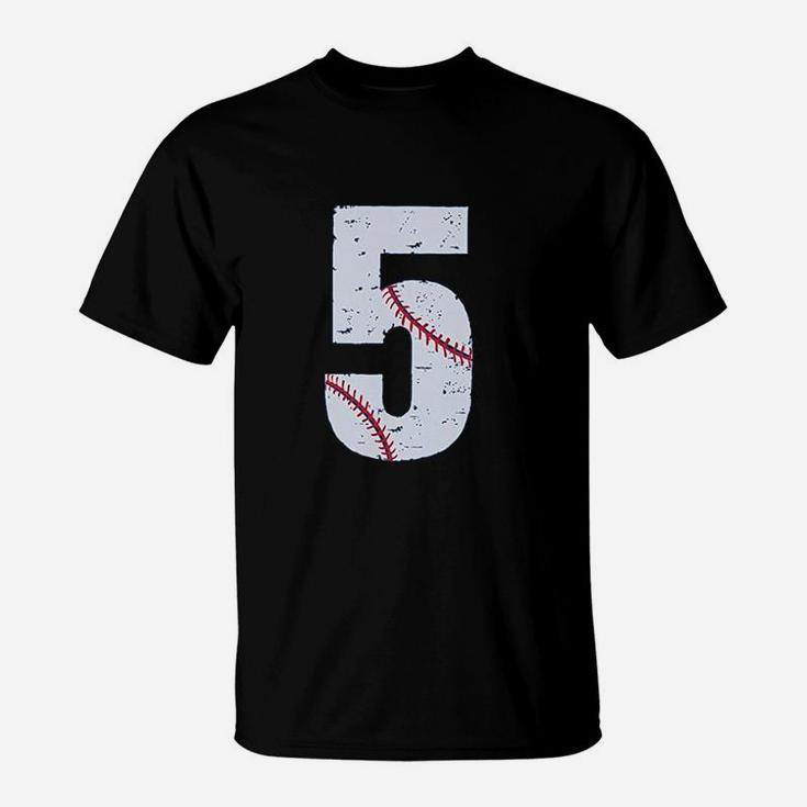 Baseball 5th Birthday Gift For Five Year Old T-Shirt