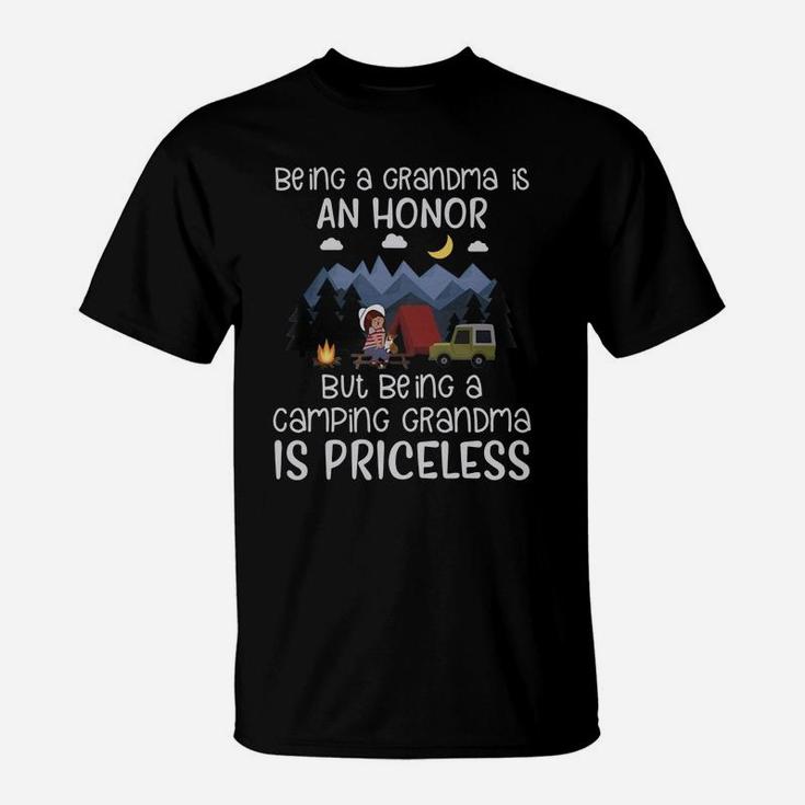 Being A Grandma Is An Honor But Being A Camping Grandma Is Priceless T-Shirt