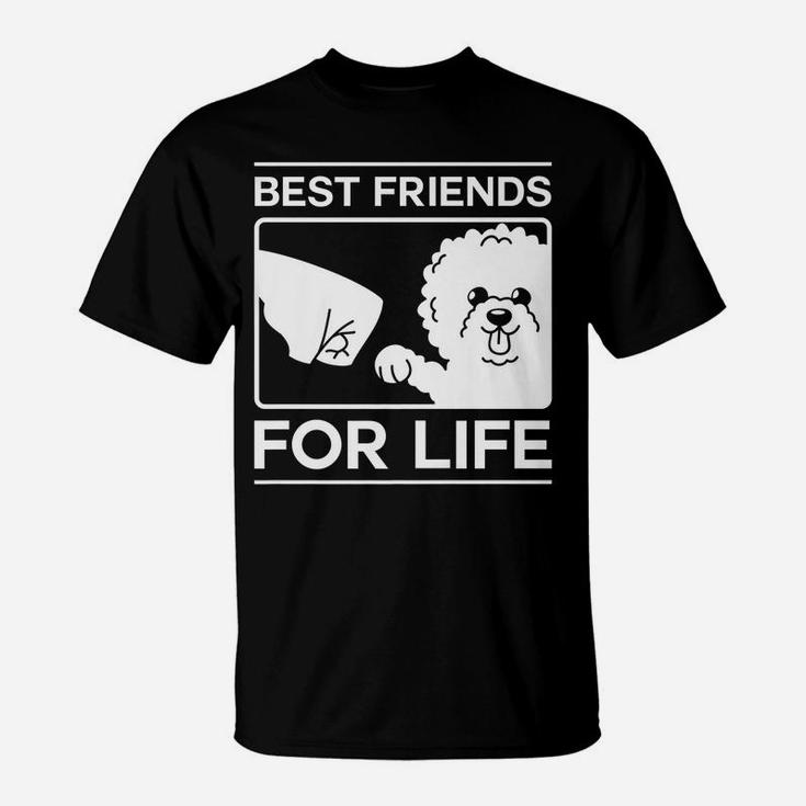 Best Friends For Life Bichon Frise Dog Owner Christmas Gift T-Shirt