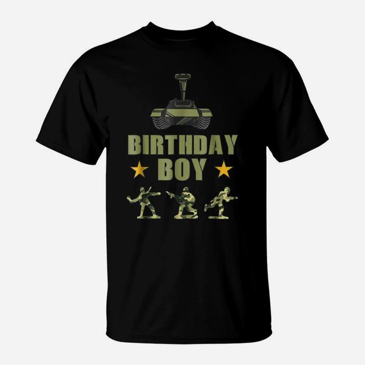 Birthday Army Party Army Decorations Boys Birthday Party Tee T-Shirt
