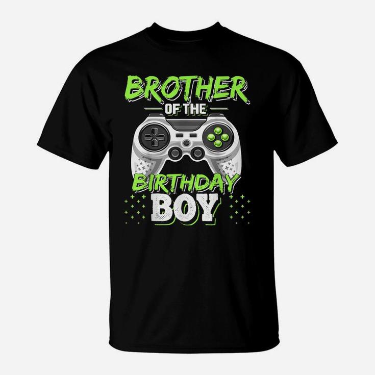 Brother Of The Birthday Boy Matching Video Game Birthday T-Shirt