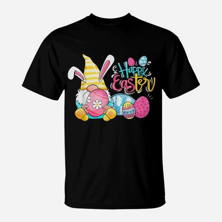 Bunny Gnome Rabbit Eggs Hunting Happy Easter Day Funny Gifts T-Shirt
