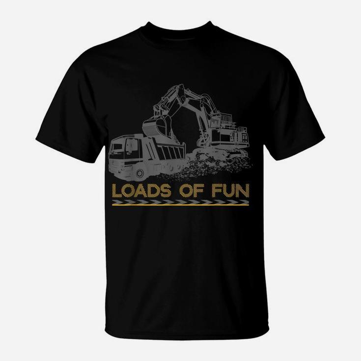 Construction Shirts Excavator & Dump Truck T-Shirt