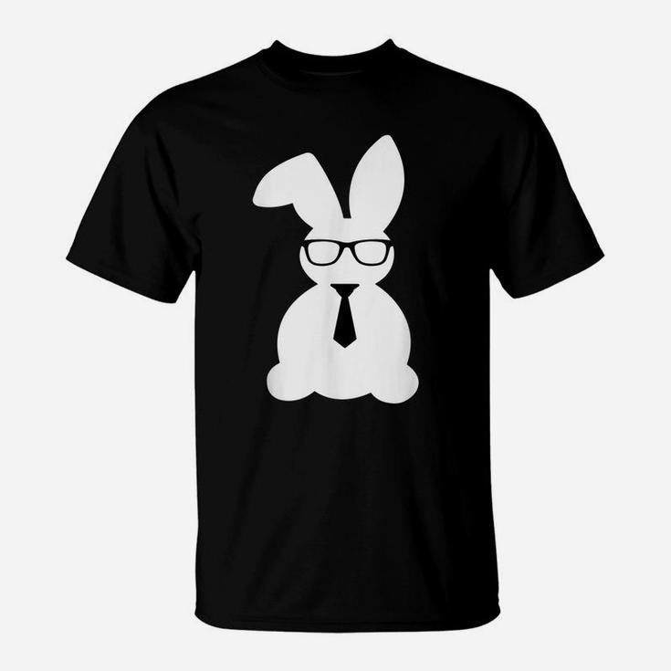 Cute Bunny Bow Tie Men Boys Kids Funny Easter Day T-Shirt