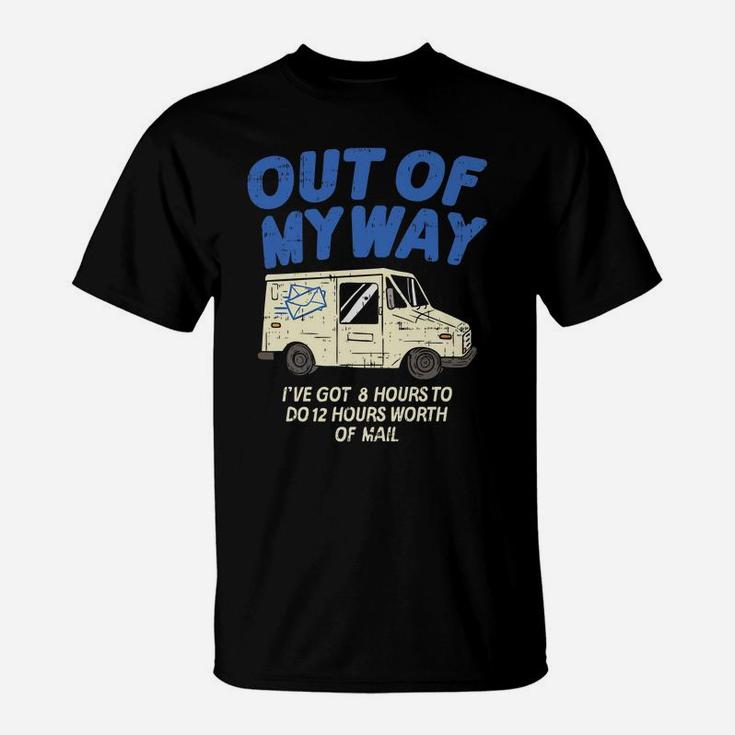 Delivery Driver Clothing Joke Gifts Delivery Truck Design T-Shirt