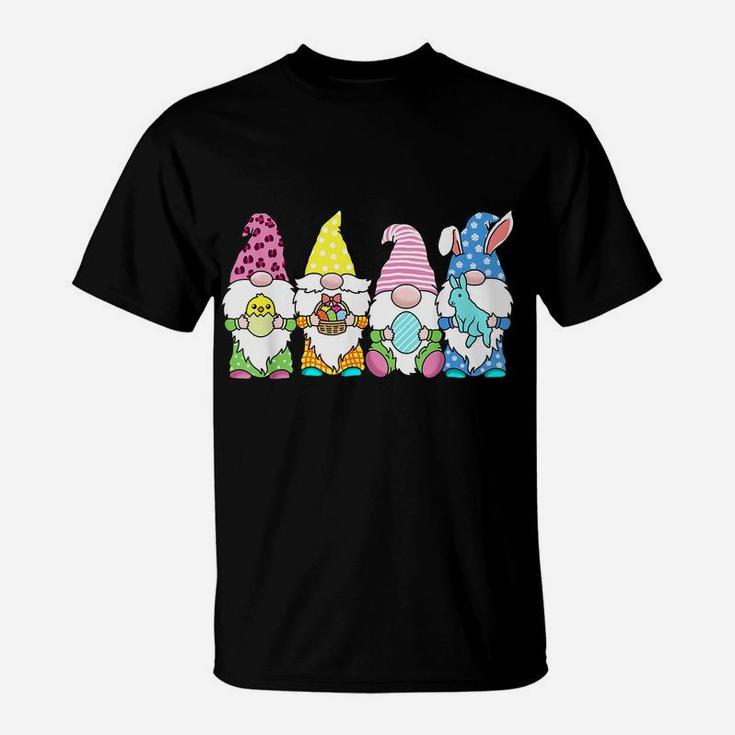 Easter Gnome Shirt Egg Hunting Women Spring Gnomes T-Shirt