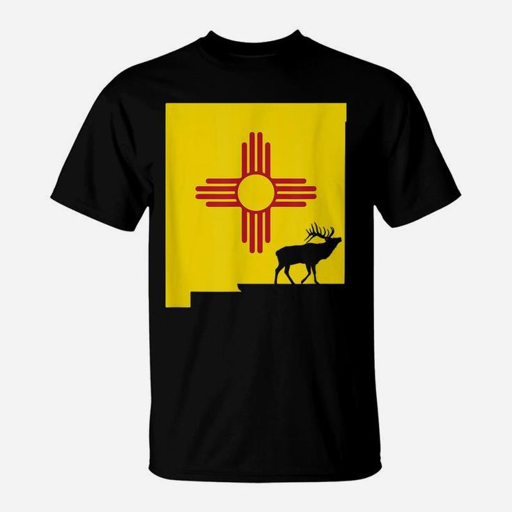 Elk Hunting New Mexico Design Gift For Bow Hunters T-Shirt