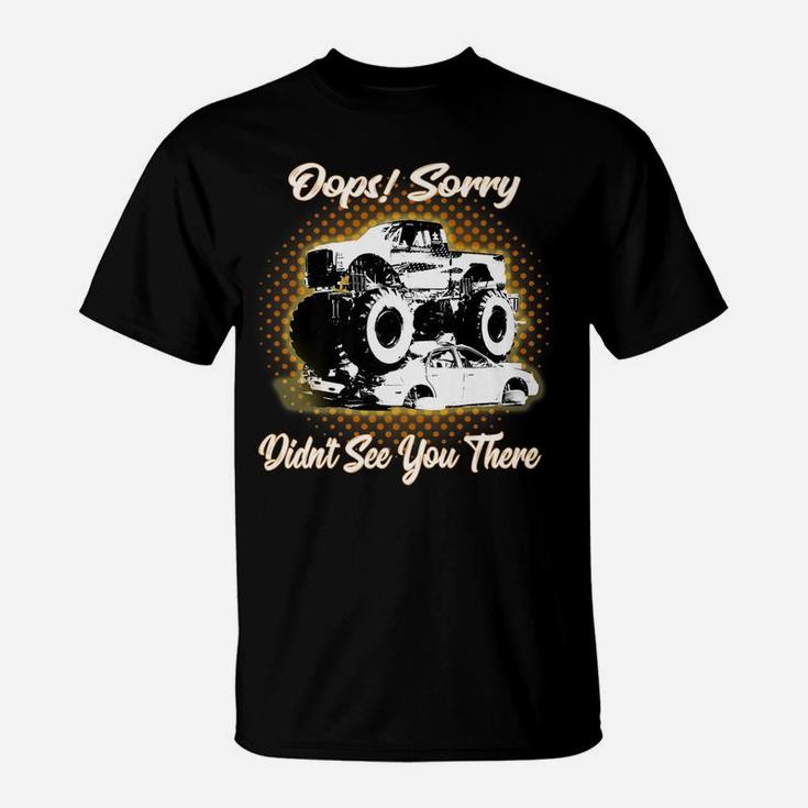 Funny Big Style Truck Shirt For Monster Size Car Fans T-Shirt
