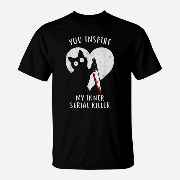 Funny Cat In Heart You Inspire Me, Gifts For Cat Lovers T-Shirt