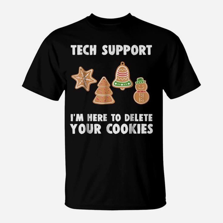 Funny Christmas Tech Support Shirt Computer Programmer Gift T-Shirt