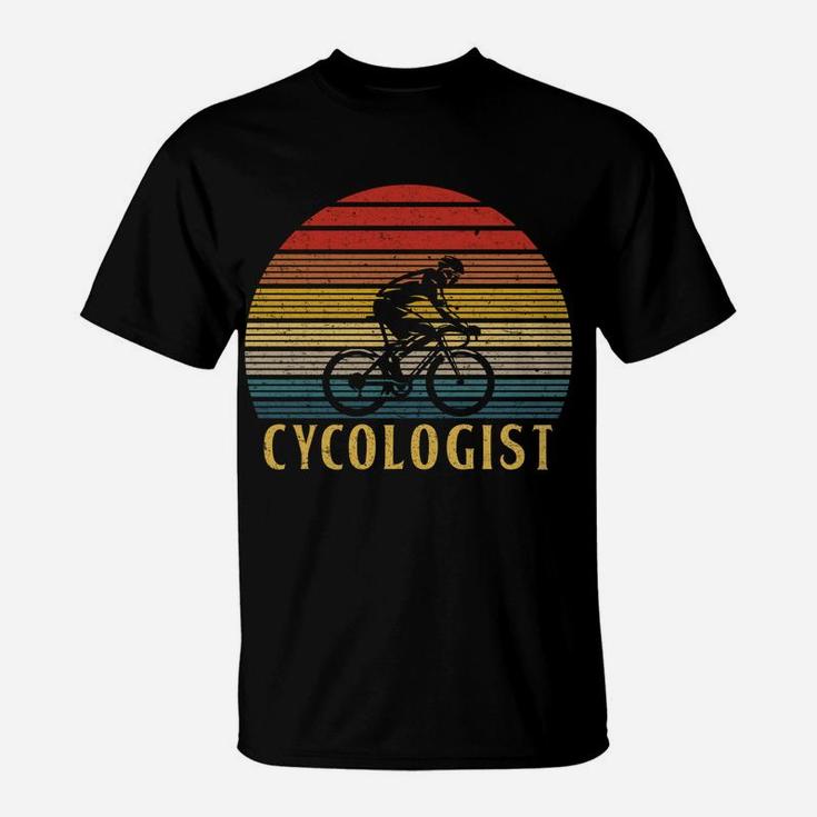 Funny Cycologist Shirt Bicycle Bike Rider Cool Gift Vintage T-Shirt