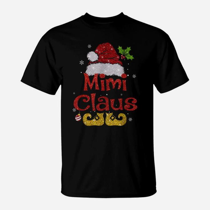 Funny Santa Mimi Claus Christmas Family Gifts T-Shirt