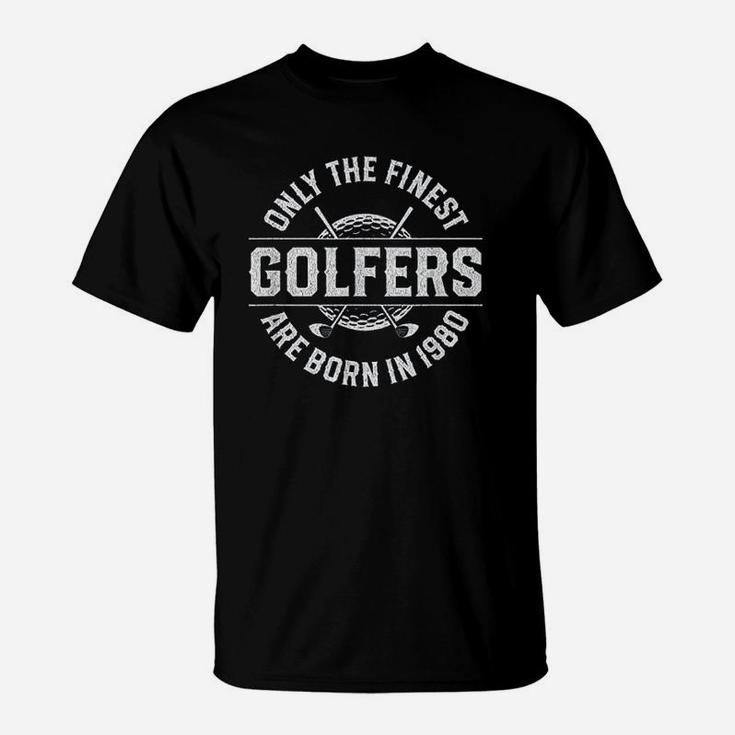 Gift For 41 Year Old Golfer Golfing 1980 41st Birthday T-Shirt