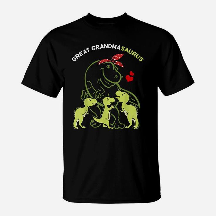 Great Grandmasaurus Great Grandma Tyrannosaurus Dinosaur T-Shirt