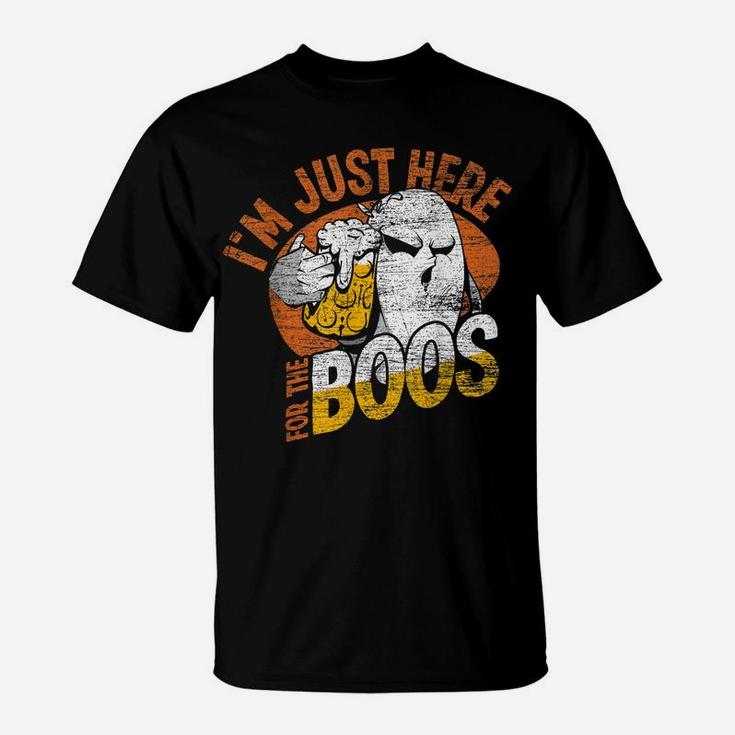 Im Just Here For The Boos Ghost T-Shirt