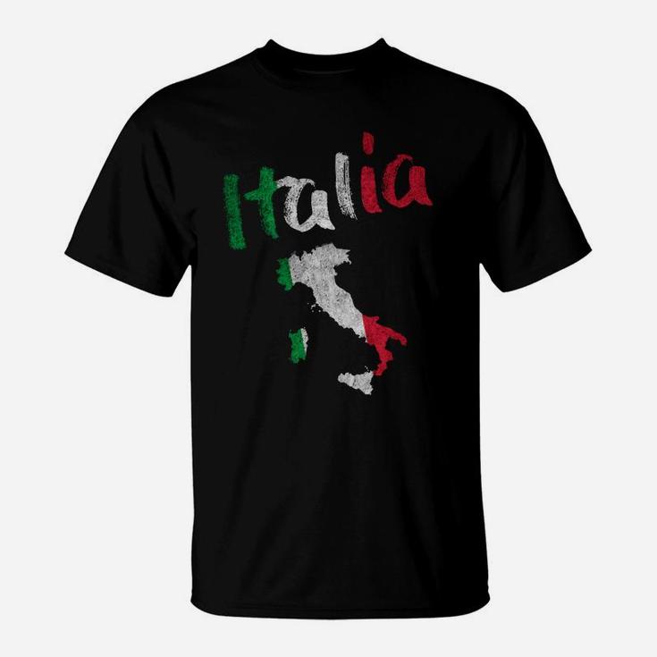 Italian T Shirts Italia Italy Vintage Distressed Flag Gift Sweatshirt T-Shirt