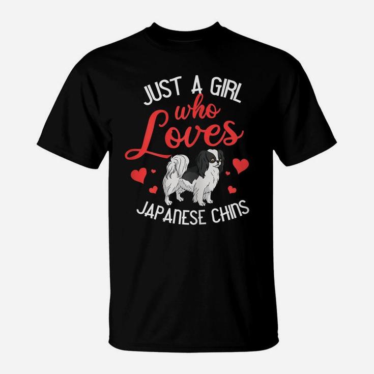 Japanese Chin Dog Gift Puppies Owner Lover T-Shirt